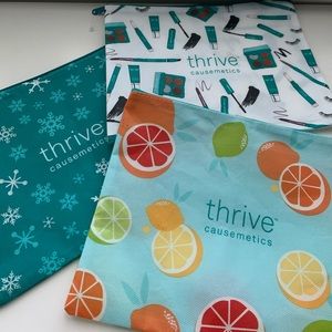 3 Thrive Causemetics bags